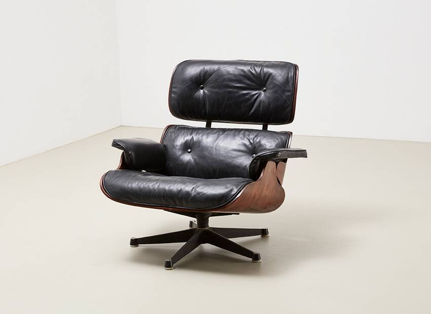 Charles & Ray Eames Lounge Chair Model 670 for ICF Italy 1960s/70s
