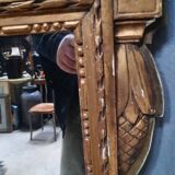 Louis XVI style golden mirror