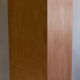 Parisian wardrobe in natural blond mahogany from the 1960s