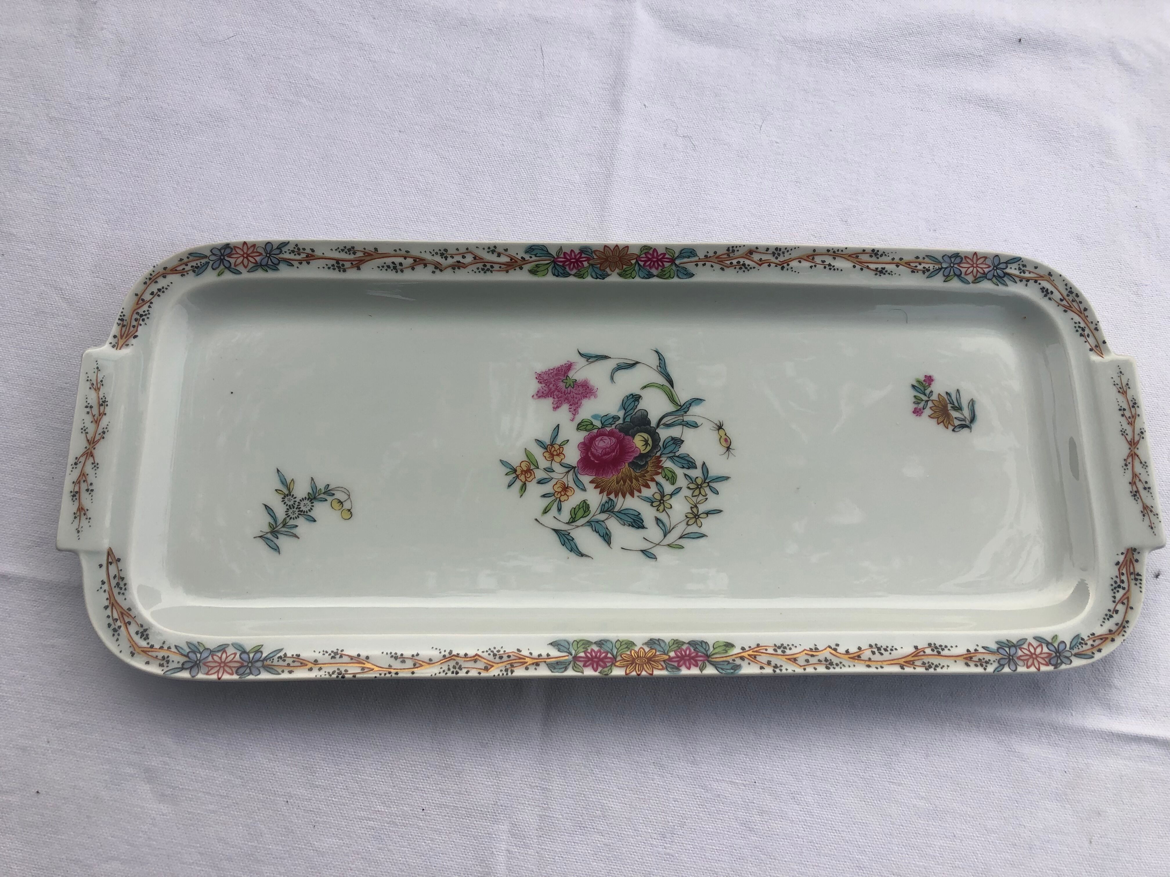 Cake dish haviland pondichery