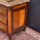 Commode galbée en marqueterie d’époque Rrégence