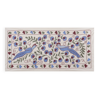 Tapis noué à la main, tapis turc vintage 50x98 cm