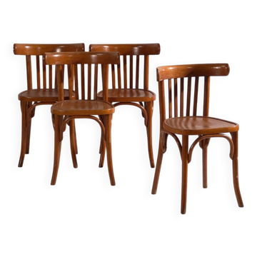 Antique bentwood chairs in Thonet style – Central Europe, circa 1930 #2 - Set of 4 pieces