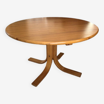 Rainer Daumiller extendable solid wood round table