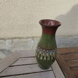 Original vintage 1970s folk vase.