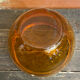 Salad bowl + 2 Antique AMBRINE Bowls Amber Glass + Gold Bronze Mounting