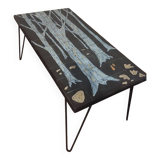 Tiled coffee table from the 60s/70s