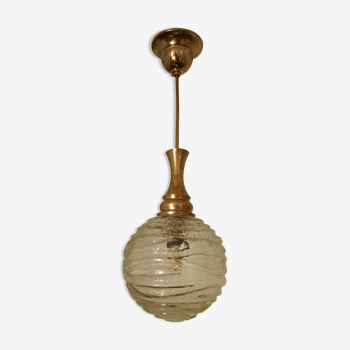 Suspension boule en verre