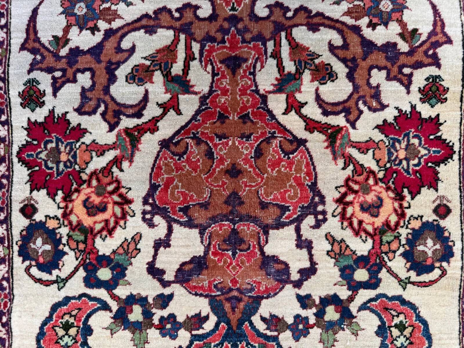 Vintage tribal rug 74x100 cm, medium, tribal oriental carpet 2545