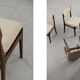 Chaise de salle à manger scandinave moderne en teck du milieu du siècle, années 1960, ensemble de 4