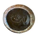 Ceramic wall plate