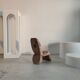 Fauteuil en teck massif recyclé