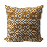 Ochre cushion motifs Seville