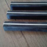 6 Ebony knife carriers and inlay noble material