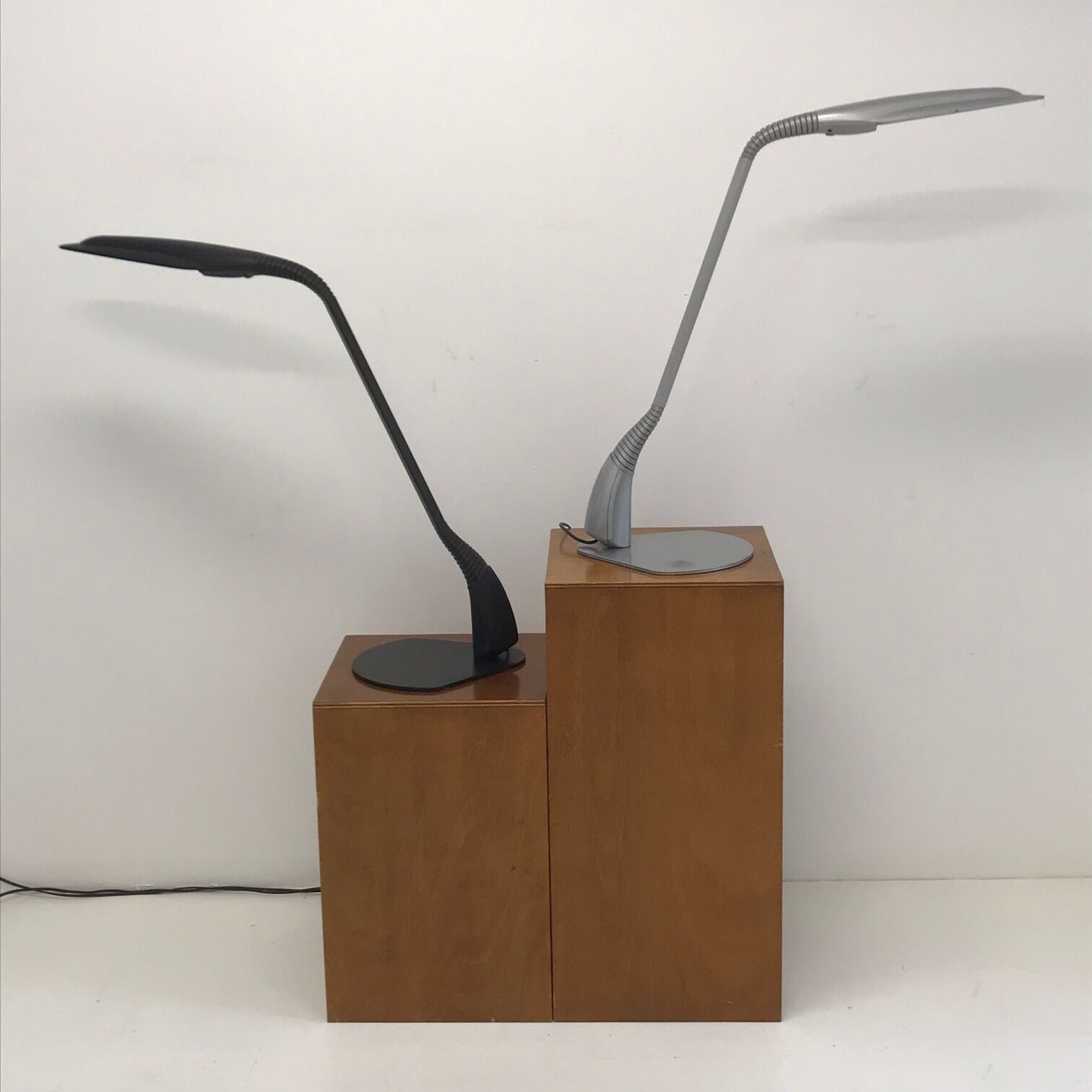 Pair of "Cobra" lamp by Phillipe Michel for Manade