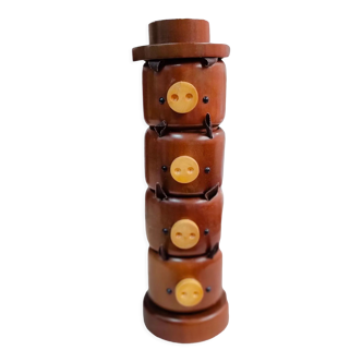 Wooden eggcups