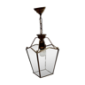 Small lantern in beveled glass brass structure dimension H-45cm- L-25cm-