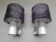 Pair of purple wall lights from the 70s