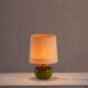 Vintage sculptural ceramic art table lamp by Renée Neue for Hutschenreuther, Germany 1960s