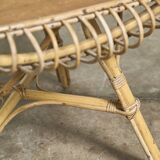 Rattan coffee table