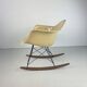 Eames Herman Miller 1950s RAR rocking chair in parchment