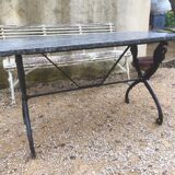 table in marble and base gooseneck