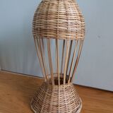 Marotte head with wicker rattan hat Africa Senegal