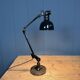 Rademacher black table lamp with enamel shade