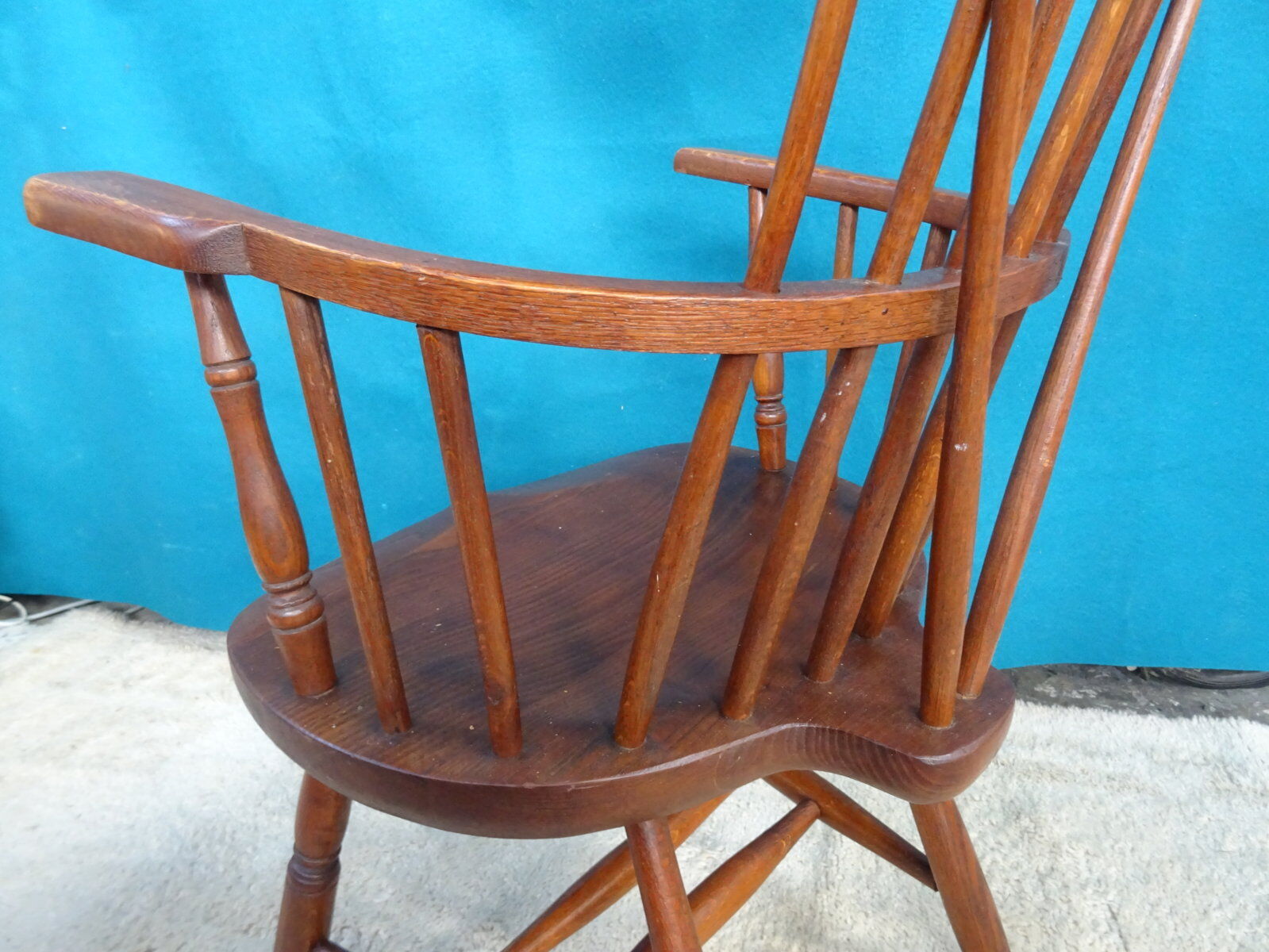 Pair of Scandinavian fan armchairs