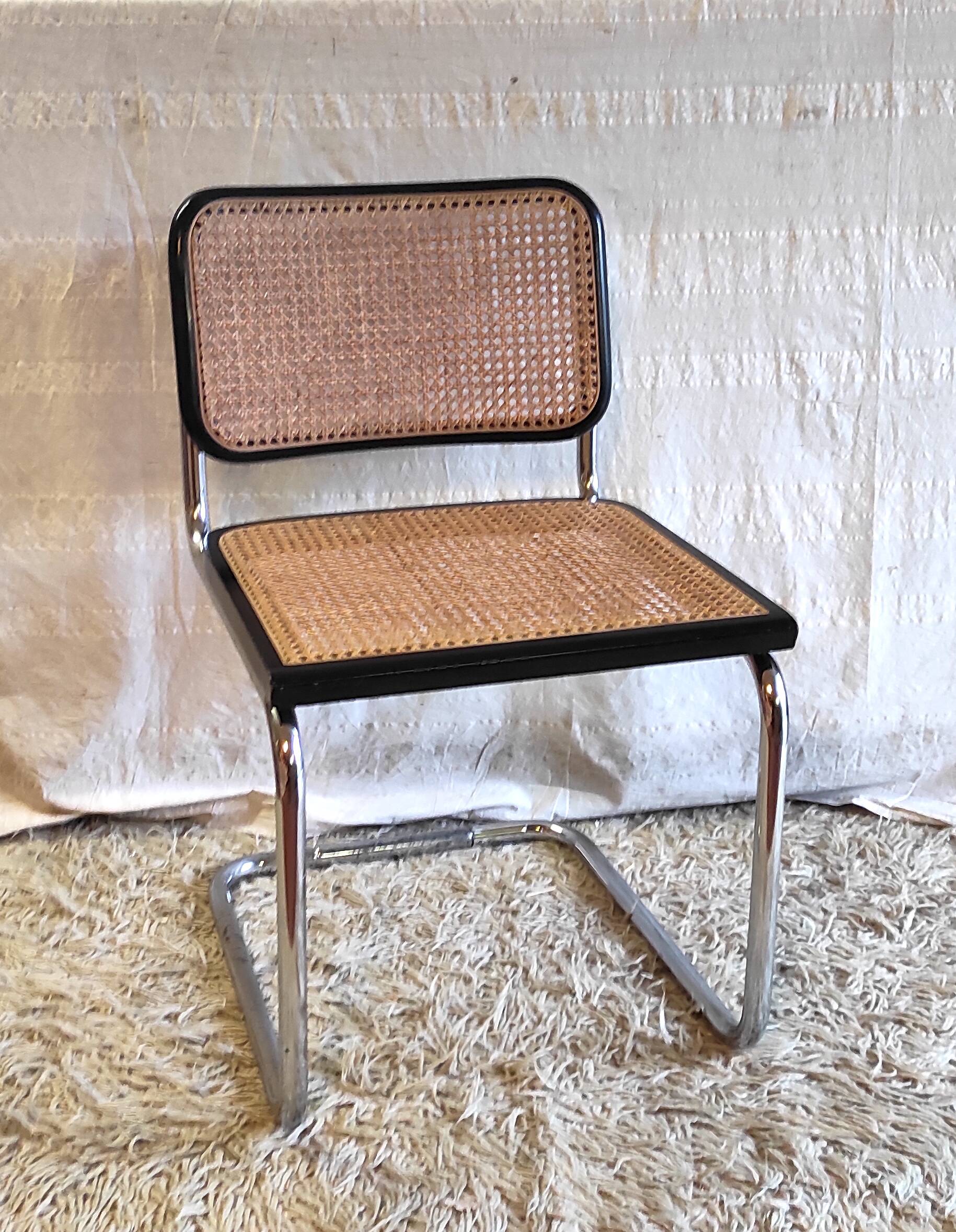 Chaise type cesca B32 (Italy) - années 80