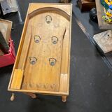 Old game wooden pinball machine