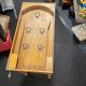 Antique wooden pinball game