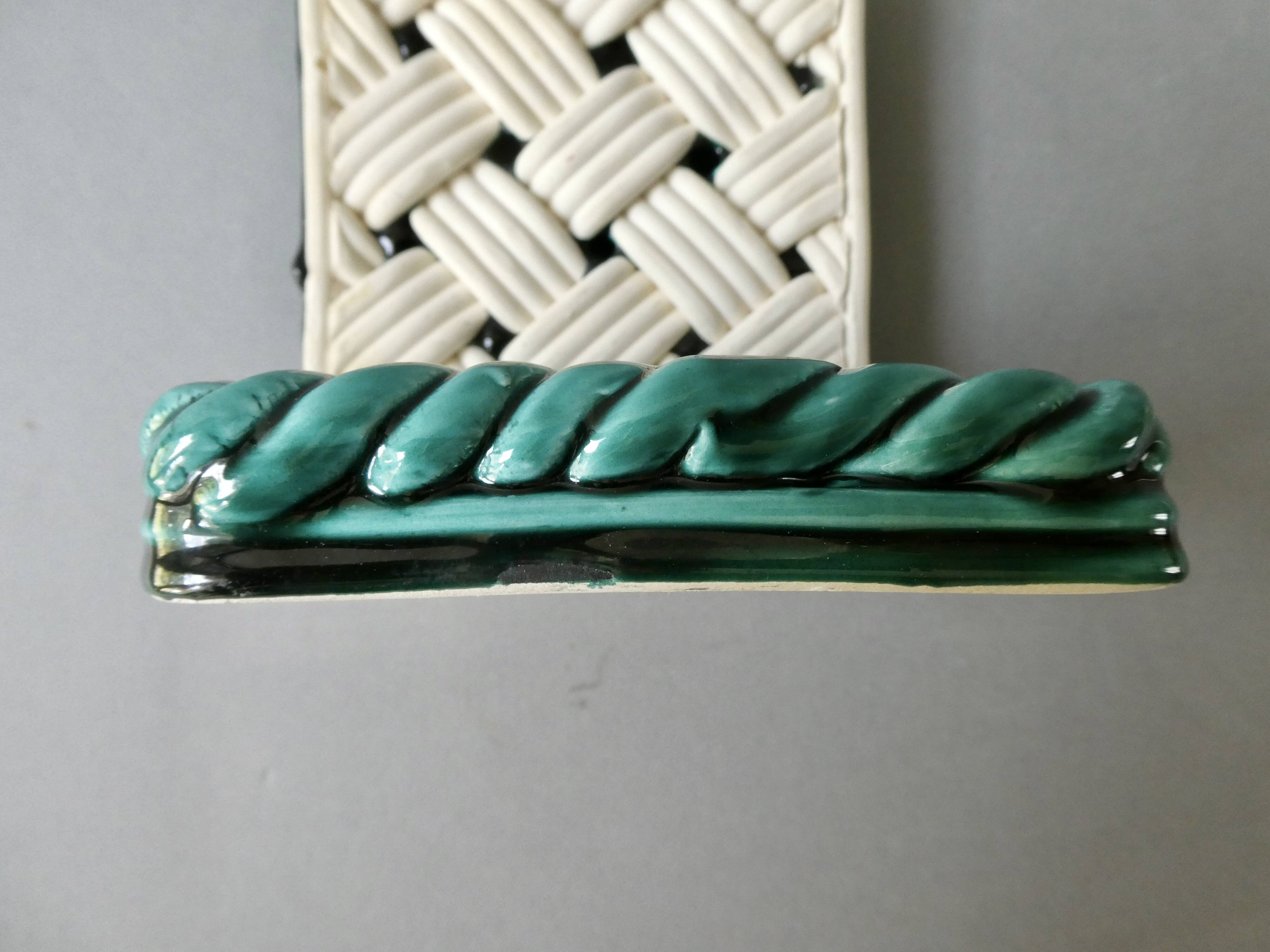 2 slip coasters, 1960s