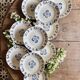 set of 10 vintage deep plates model Laval