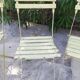 3 chaises pliantes de jardin
