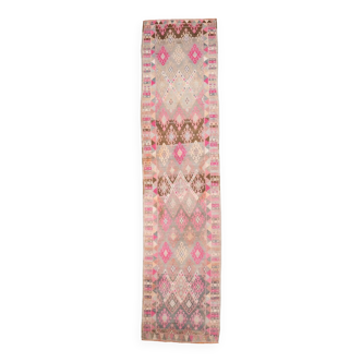 3x12 Herki Vintage Runner Rug, 92x376Cm