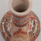 Faience vase signed satsuma nineteenth.