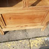 Parisian cabinet glazed raw wood