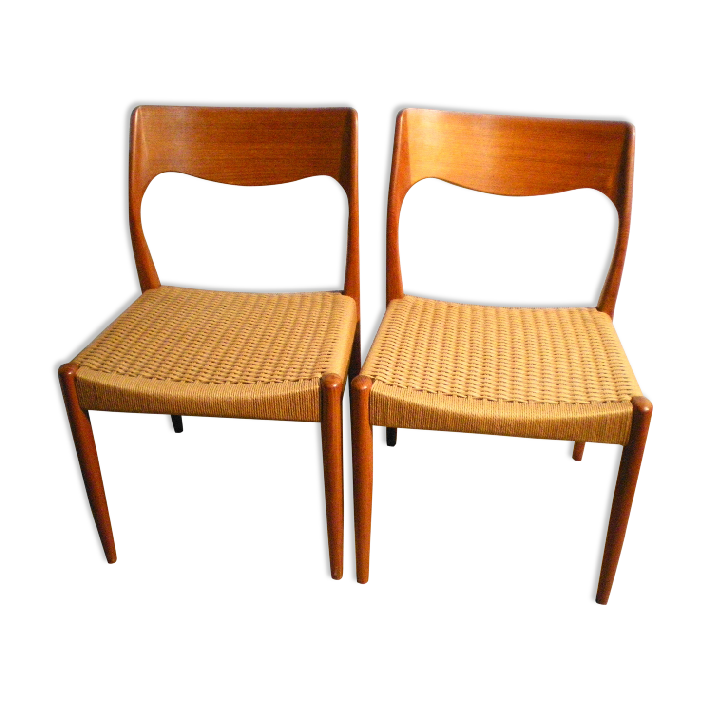 Pair of Danish chairs by Niels Otto Moller from the 60s