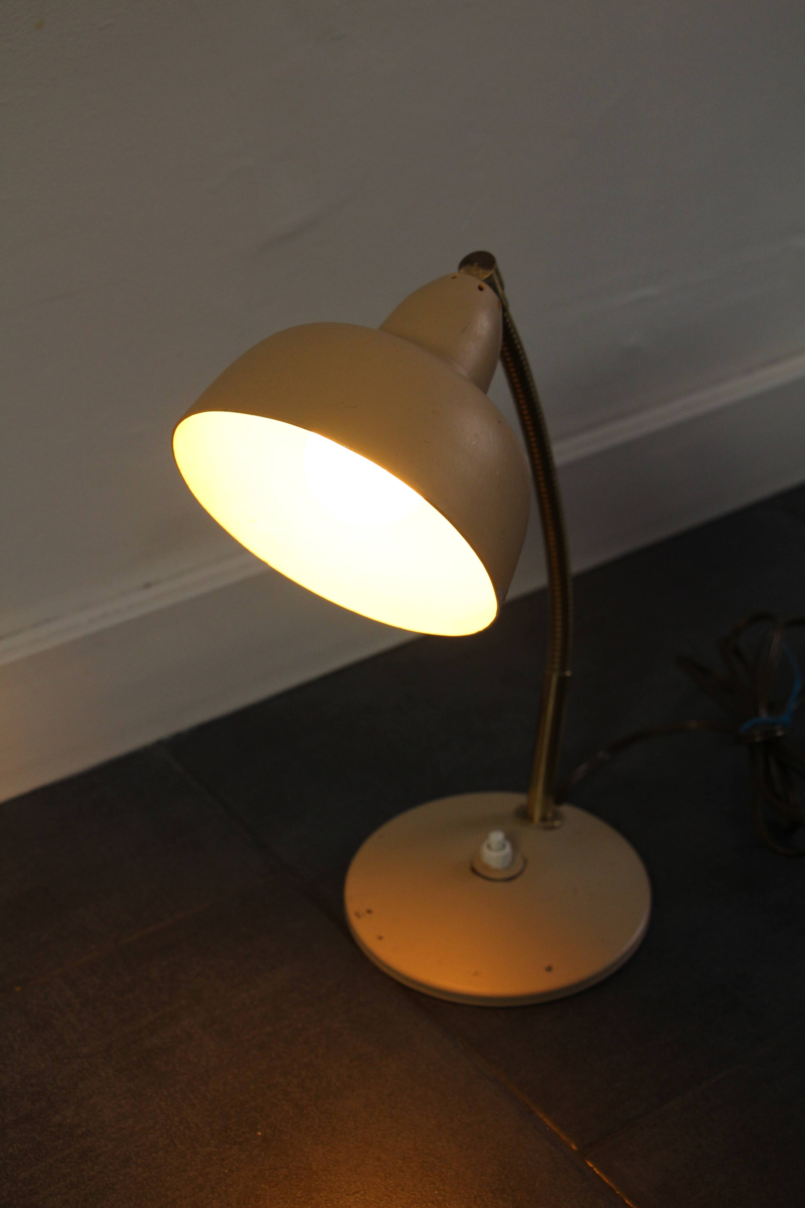 Pair of 50's Aluminor Vintage Lamps