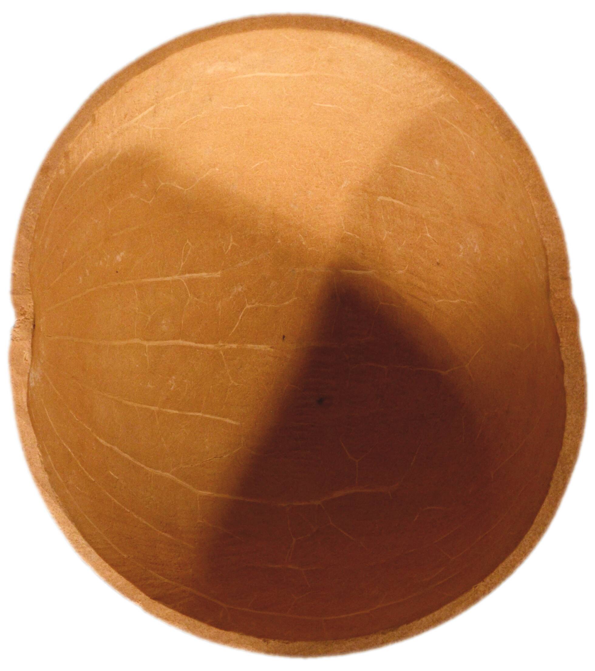 Set of 3 half gourds, sourced from West Africa, 24 – 27 – 30cm.