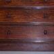 Commode circa 1760 Thomas Wilson in hardwood.