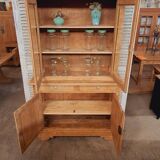 Sideboard with 2 glass panels