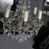 Antique Louis XVI chandelier with pendants