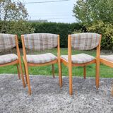 4 chaises scandinaves, 1970-80