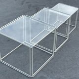 Pull out tables design Max Sauze, édited by Iscocèle