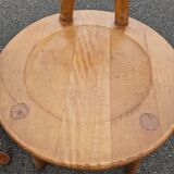 Set of 4 solid organic chairs