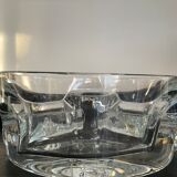 Empty vintage pocket molded glass 70s