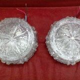 Plafonniers en verre, vintage