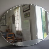 Superb old beveled mirror 42x59cm